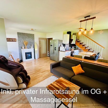 Mitten Im Schwarzwald Mit Infrarot-Sauna Und Garagenparkplatz Schönwalde Dış mekan fotoğraf